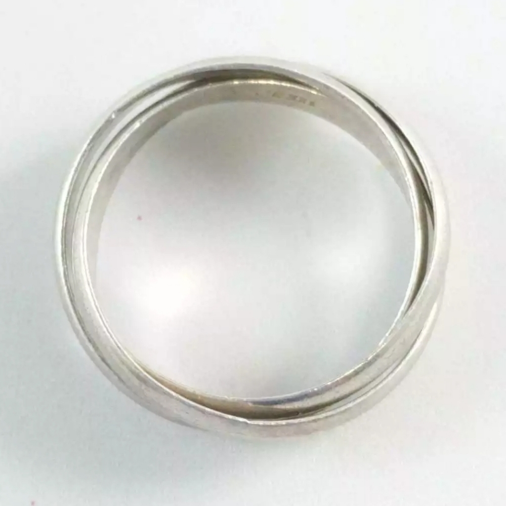 Ibb Signed. 925 Interlocking Rings. - image 5